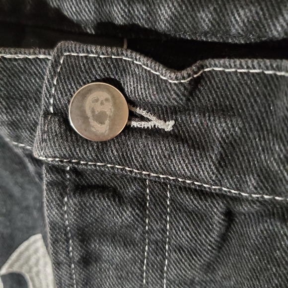 Revenge Embroidered jeans Size Xl - Picture 4 of 9